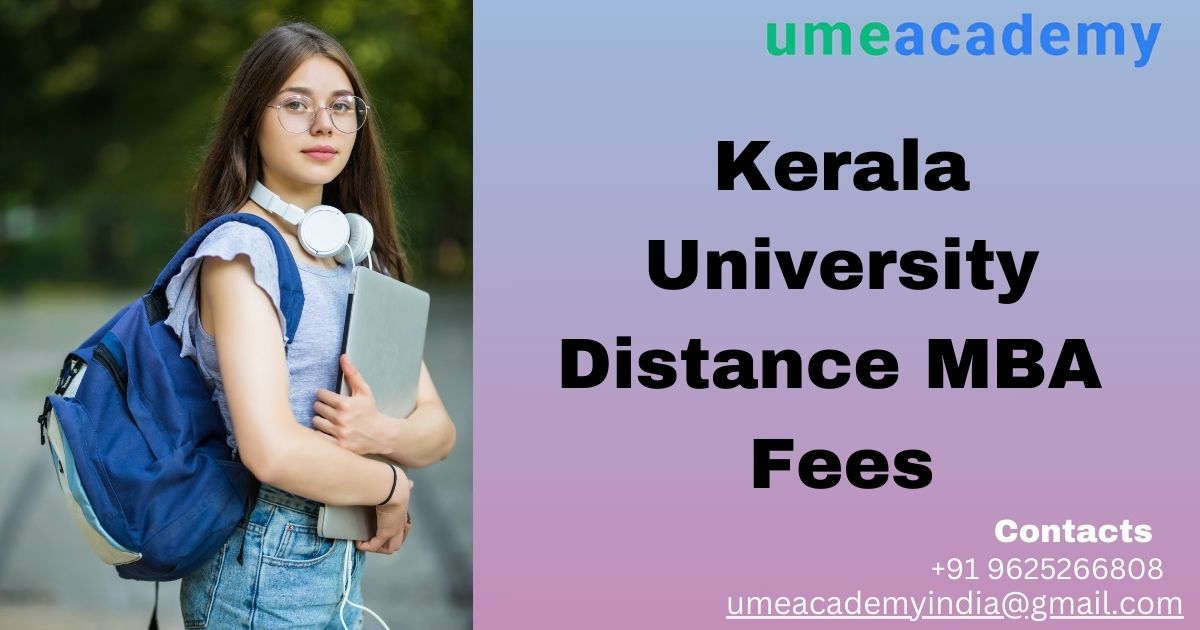 Kerala University Distance Mba Fees